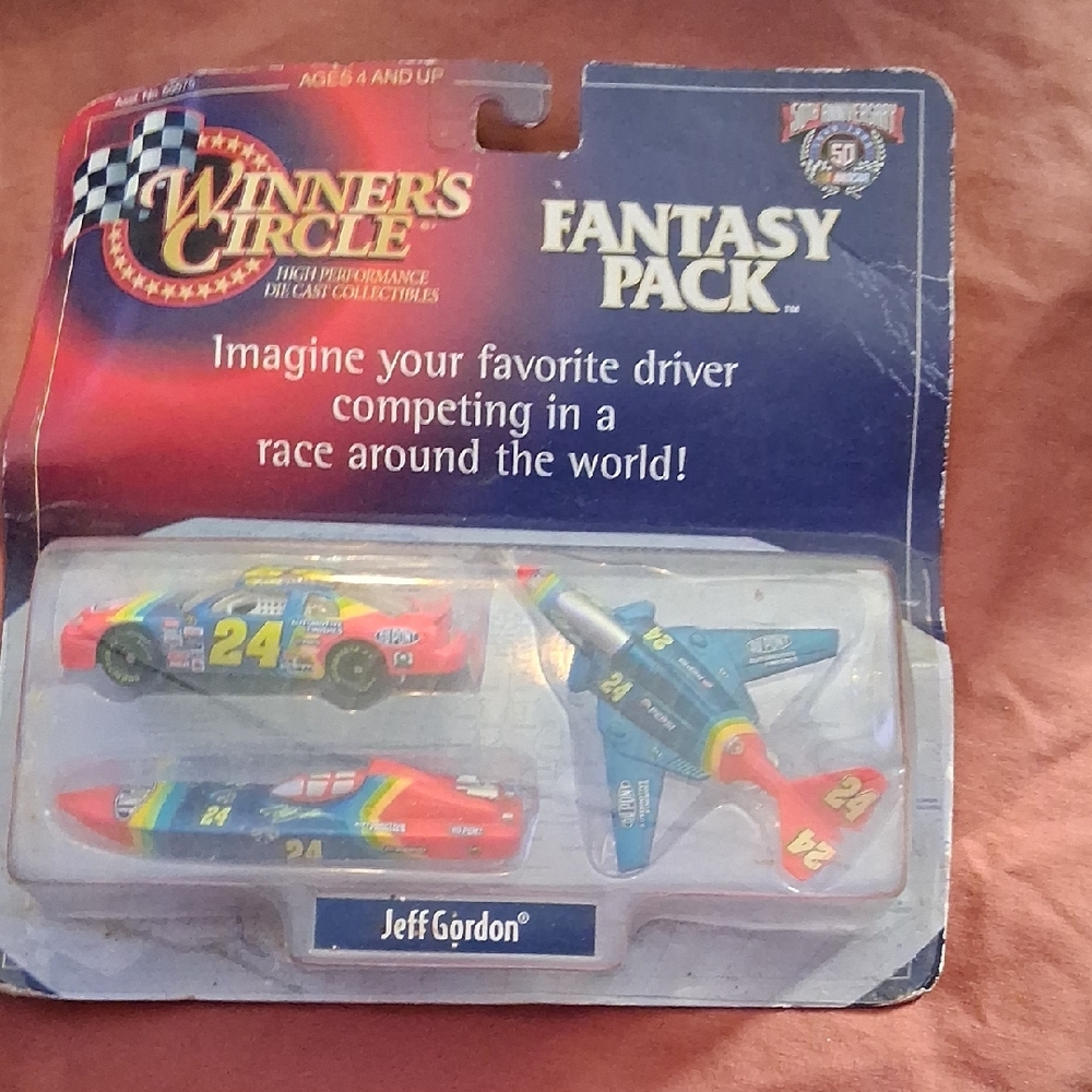 Nascar Winner's Circle Fantasy Pack — Blue, Red, Yellow - Picture 1 of 1